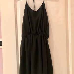 Tobi Black Strappy Racerback Dress